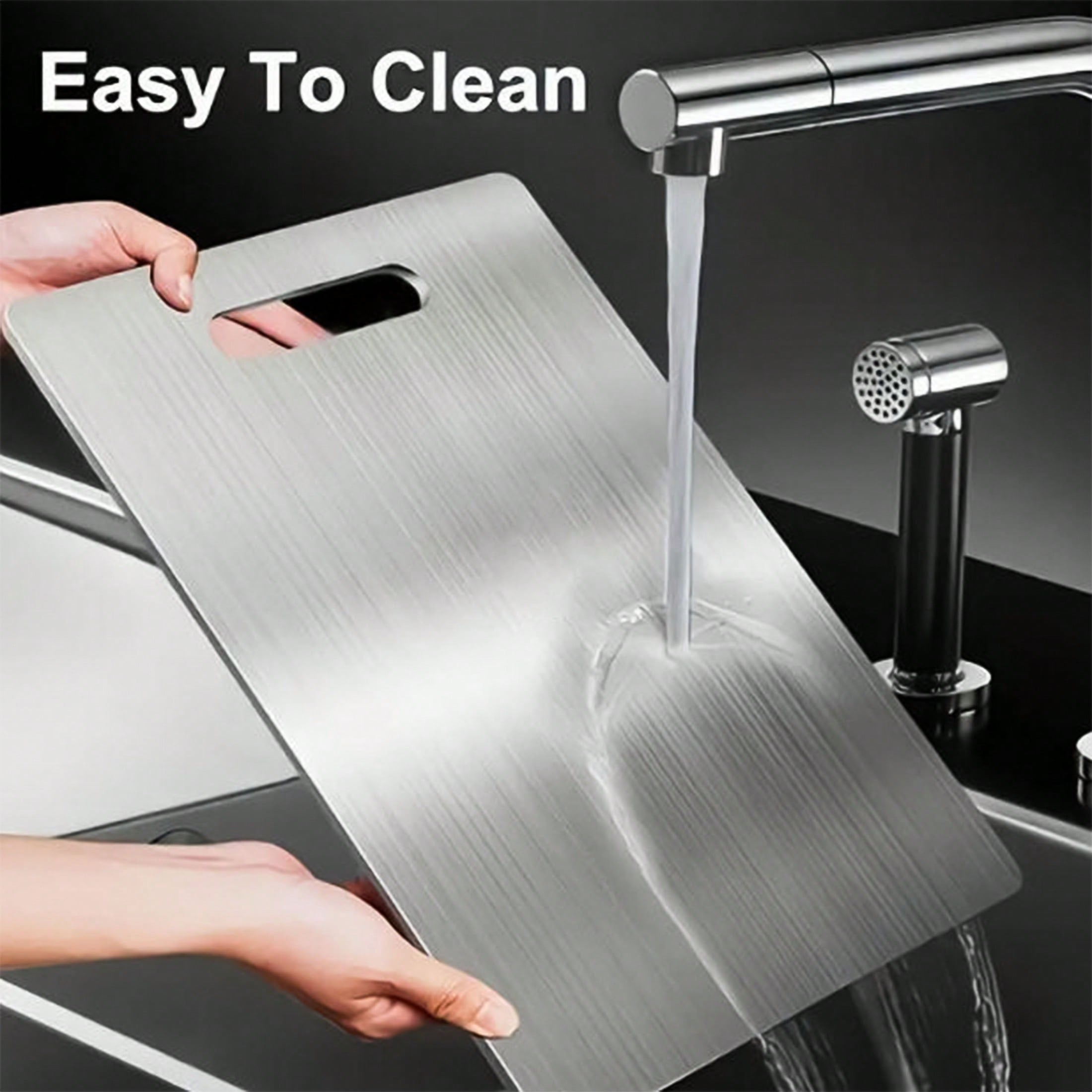 Heavy Equipment Bucket - 1 Heavy-Duty Stainless Steel Chopping Board