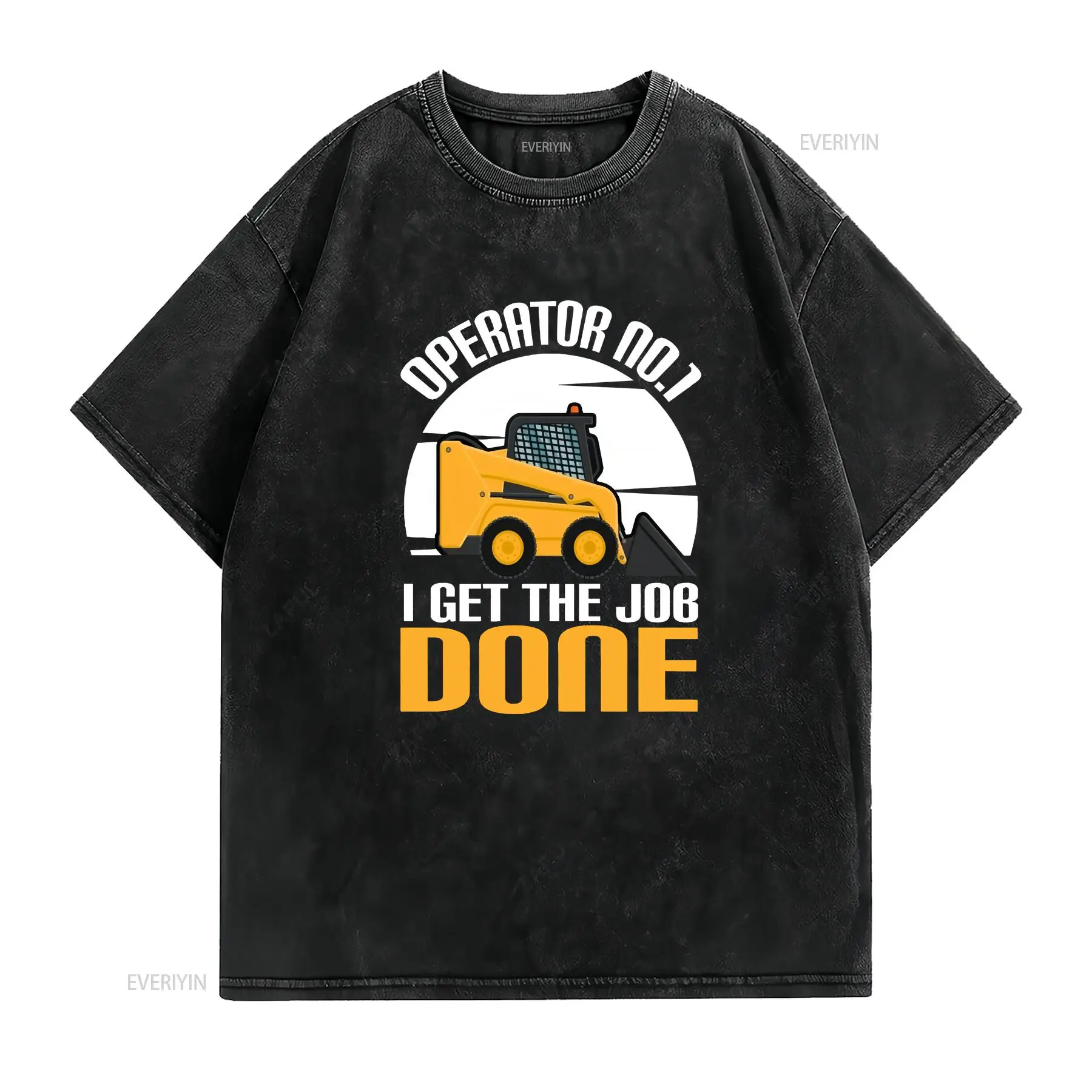 Skid Steer T Shirt Constructio - огляд і ціна Heavy Equipment Washing